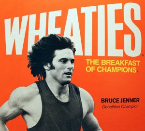 Bruce Jenner on Wheaties Box